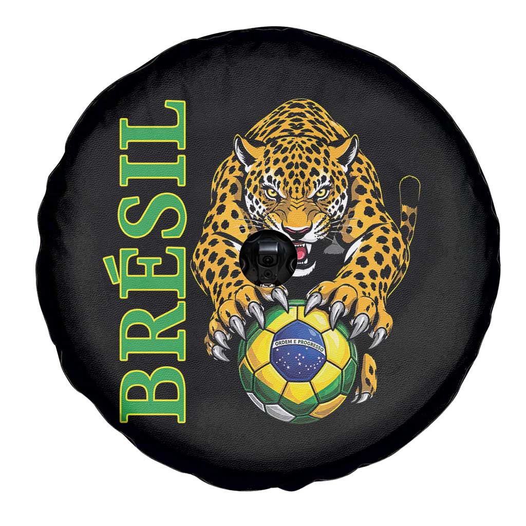 Brazil Soccer Jaguar Spare Tire Cover Football Supporter Gift