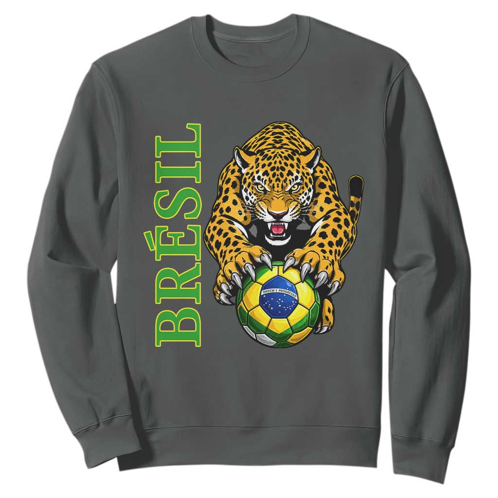 Brazil Soccer Jaguar Sweatshirt Football Supporter Gift