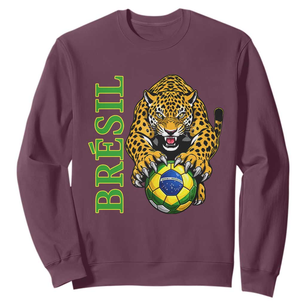 Brazil Soccer Jaguar Sweatshirt Football Supporter Gift