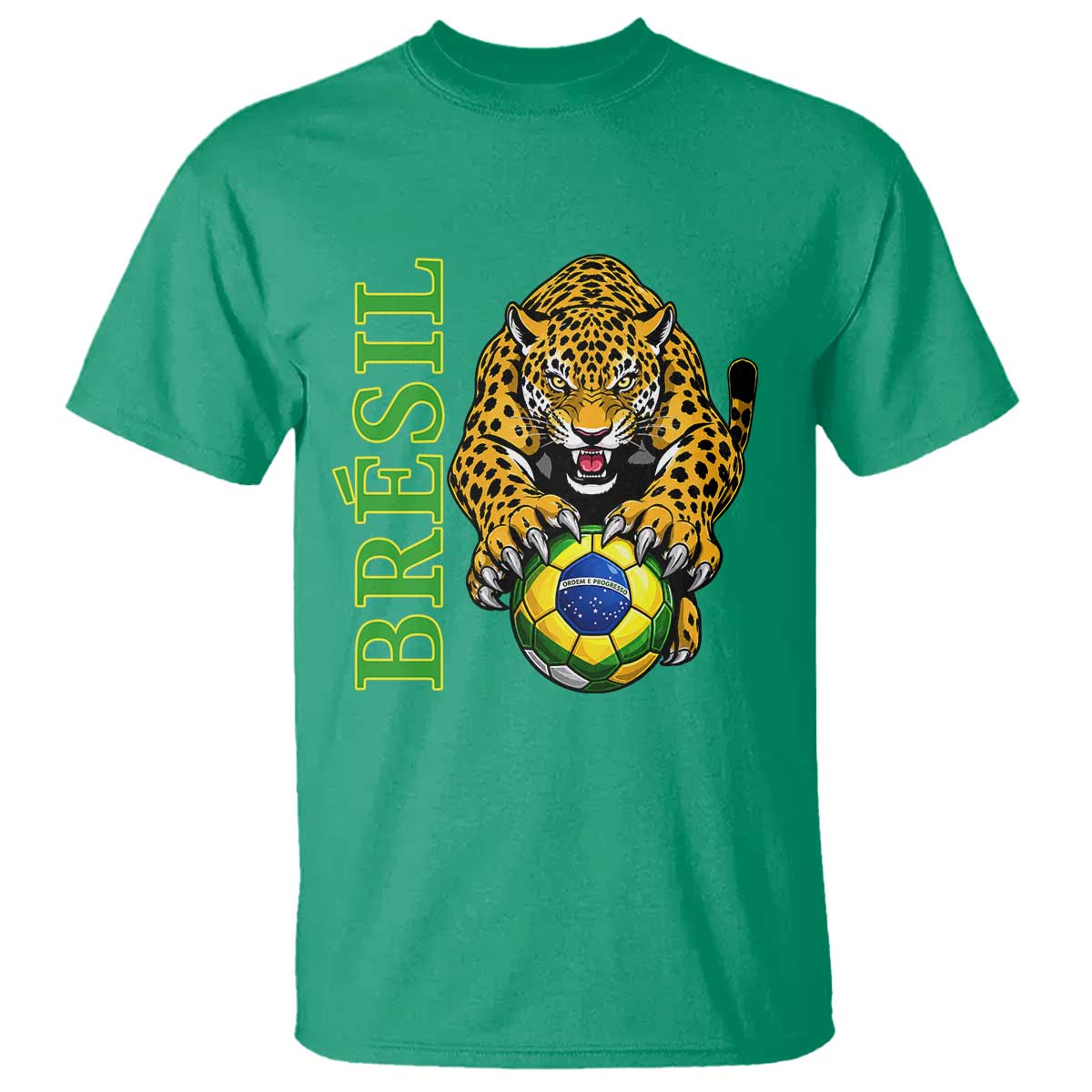 Brazil Soccer Jaguar T Shirt Football Supporter Gift