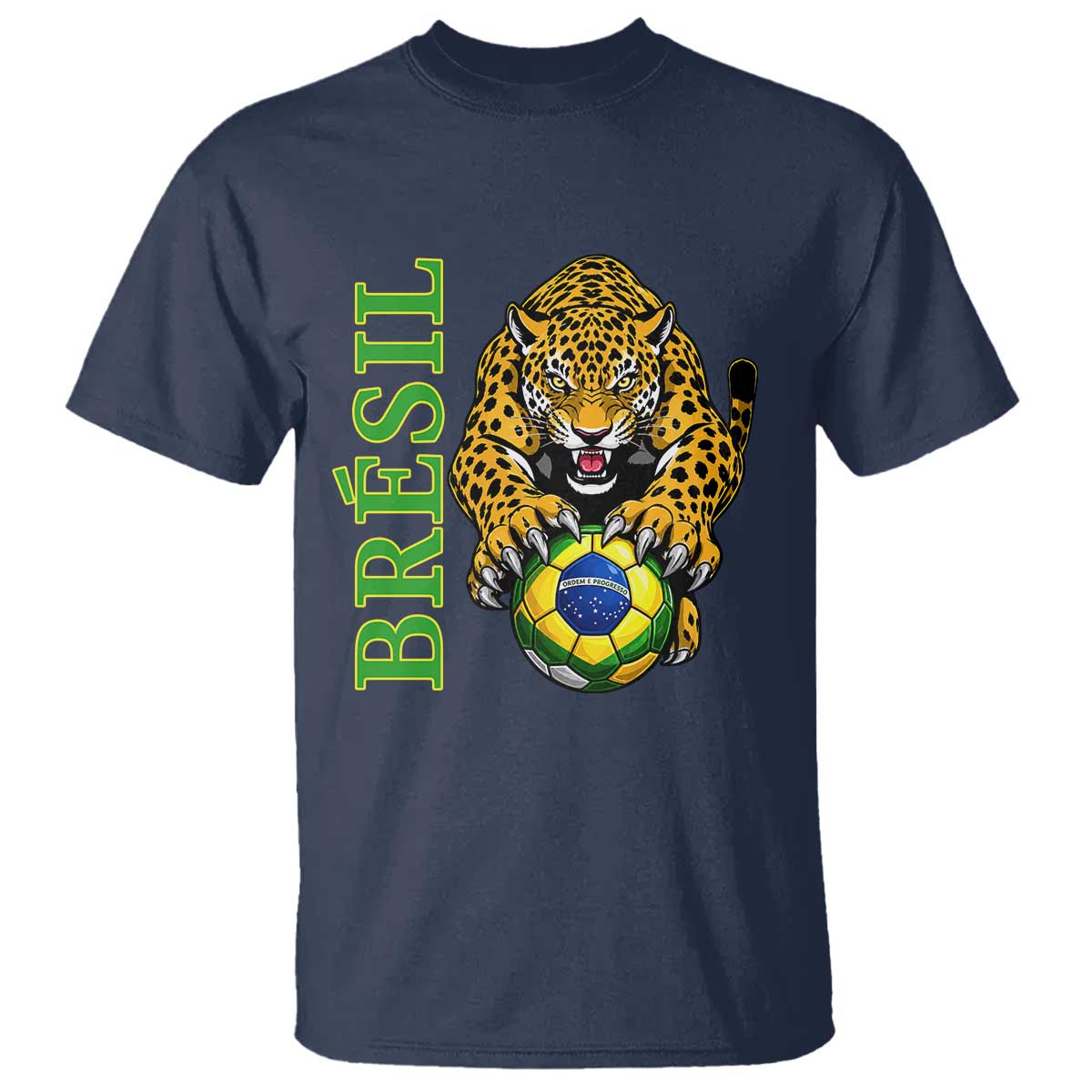 Brazil Soccer Jaguar T Shirt Football Supporter Gift