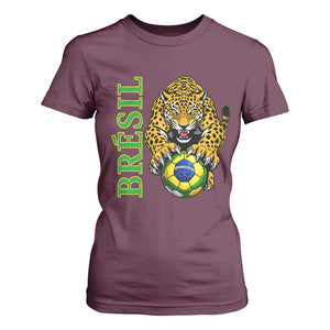 Brazil Soccer Jaguar T Shirt For Women Football Supporter Gift