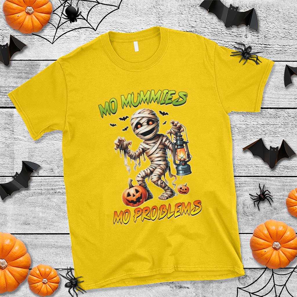 Halloween Mummy T Shirt Funny Mo Mummies Mo Problems TS12 Daisy Print Your Wear