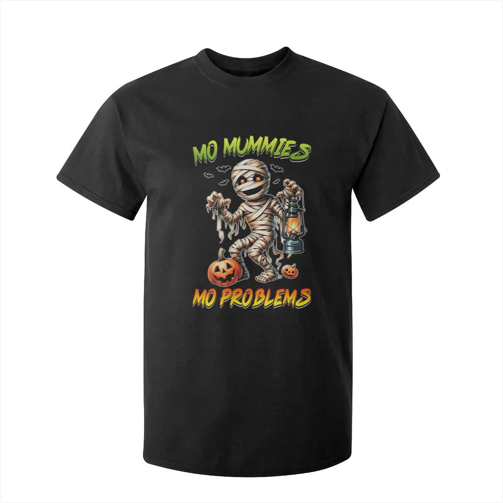 Halloween Mummy T Shirt For Kid Funny Mo Mummies Mo Problems TS12 Black Print Your Wear