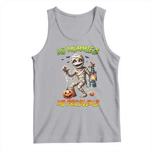 Halloween Mummy Tank Top Funny Mo Mummies Mo Problems TS12 Athletic Heather Print Your Wear