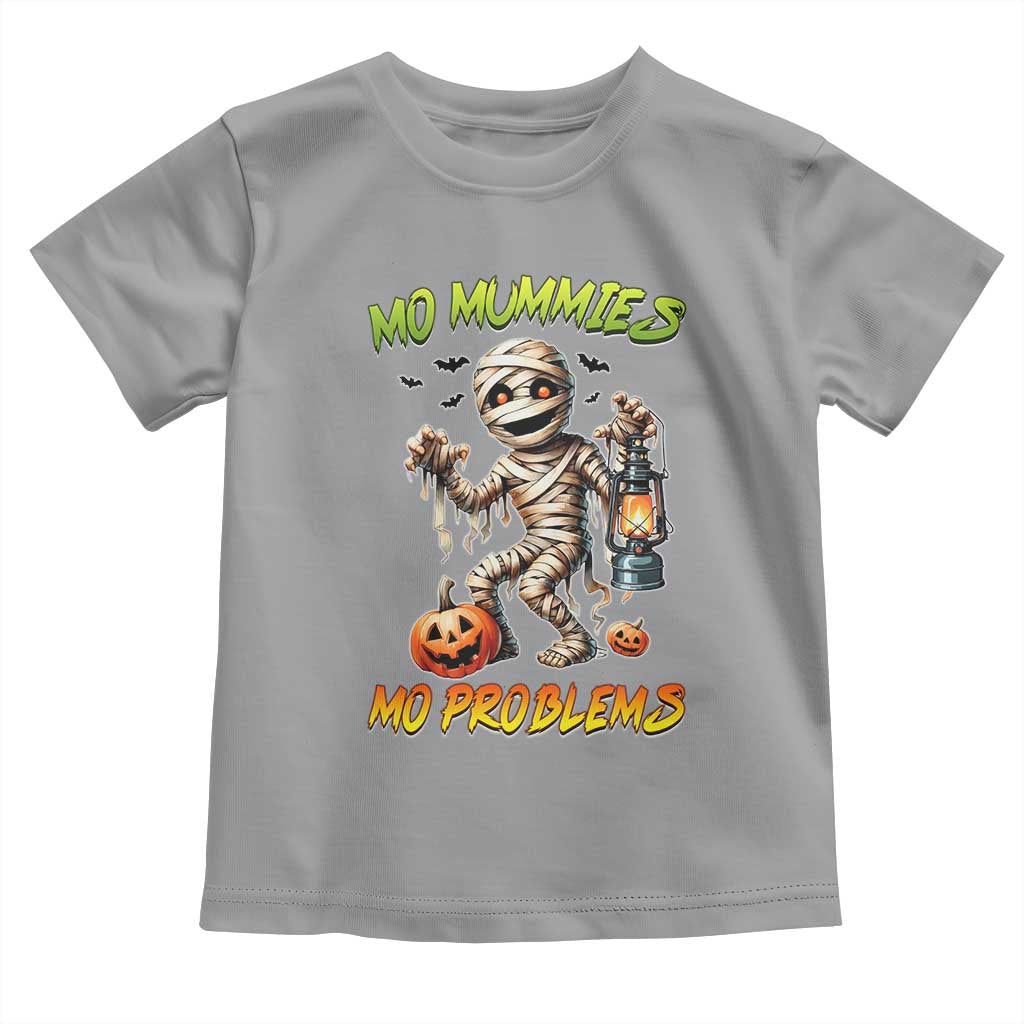 Halloween Mummy Toddler T Shirt Funny Mo Mummies Mo Problems TS12 Sport Gray Print Your Wear
