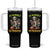 Halloween Mummy Tumbler With Handle Funny Mo Mummies Mo Problems TS12 One Size: 40 oz Black Print Your Wear