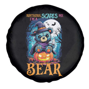 Halloween Killer Witch Teddy Bear Spare Tire Cover Nothing Scares Me TS12 Print Your Wear
