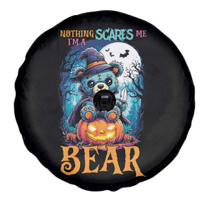 Halloween Killer Witch Teddy Bear Spare Tire Cover Nothing Scares Me TS12 Print Your Wear