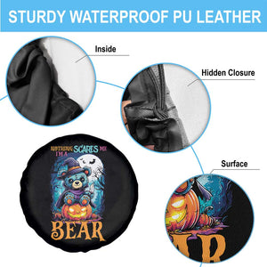 Halloween Killer Witch Teddy Bear Spare Tire Cover Nothing Scares Me TS12 Print Your Wear