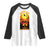 Halloween Witch Way To The Party Raglan Shirt Black Cat Pumpkin TS12 White Black Print Your Wear