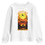 Halloween Witch Way To The Party Youth Sweatshirt Black Cat Pumpkin TS12 White Print Your Wear