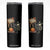 Halloween Trick Or Treat Black Cat Skeleton Halloween Skinny Tumbler TS12 Black Print Your Wear