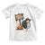 Halloween Trick Or Treat Black Cat Skeleton Toddler T Shirt TS12 White Print Your Wear