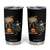 Halloween Trick Or Treat Black Cat Skeleton Halloween Tumbler Cup TS12 Black Print Your Wear