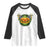 Funny Halloween Pumpkin Ghoul Raglan Shirt Scary Zombie Hands TS12 White Black Print Your Wear