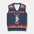 Just A Girl Who Loves Pizza V-Neck Knit Sweater Vest Cute Queen Pizza Crown TS12 Navy Red Print Your Wear