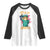 Cat Statue Of Liberty Raglan Shirt Patriotic American Flag TS12 White Black Print Your Wear