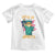 Cat Statue Of Liberty Toddler T Shirt Patriotic American Flag TS12 White Print Your Wear