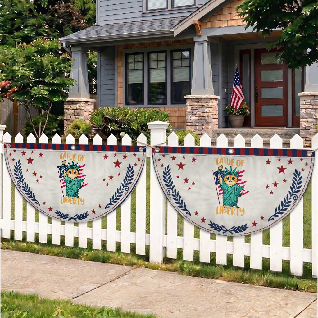 Cat Statue Of Liberty Patriotic Fan Flag American Flag Pride Gift