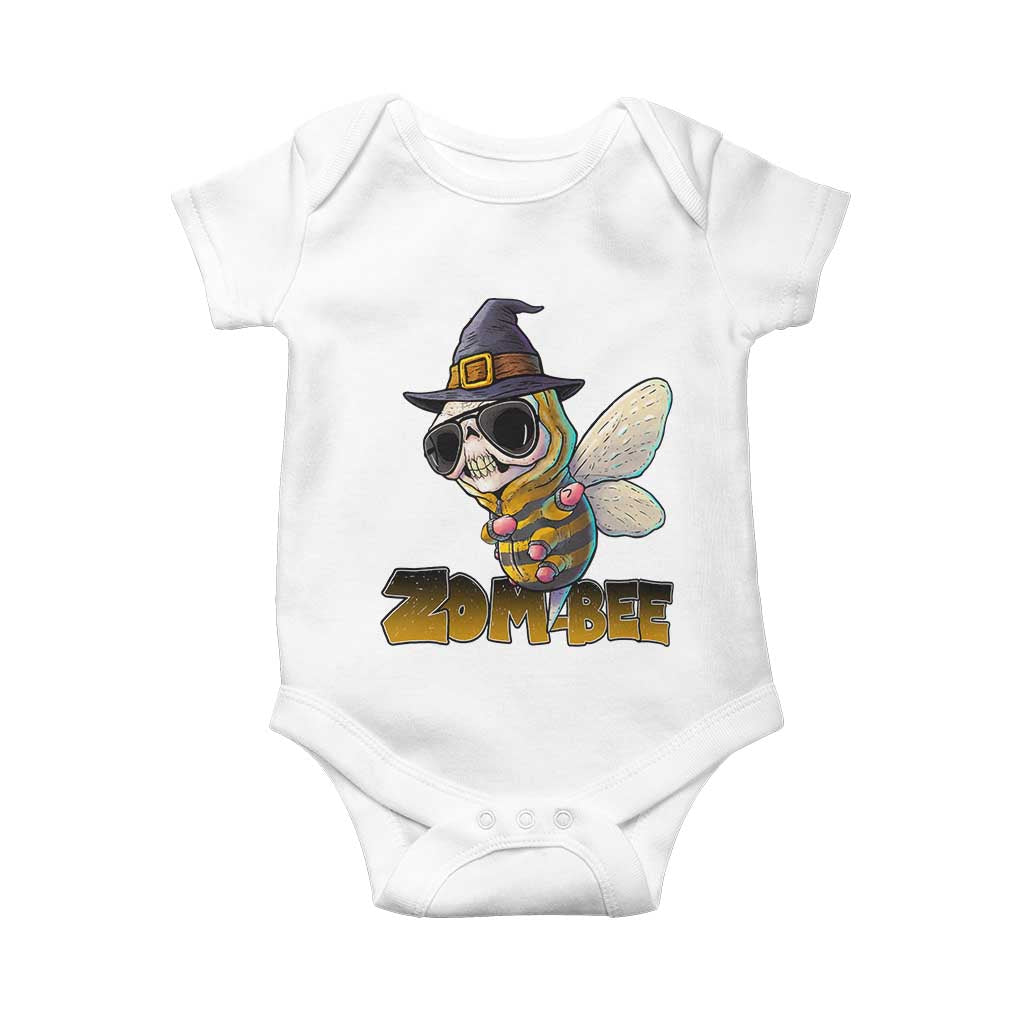 Halloween Zombie Bee Baby Onesie Zombee Funny Dabbing TS12 White Print Your Wear