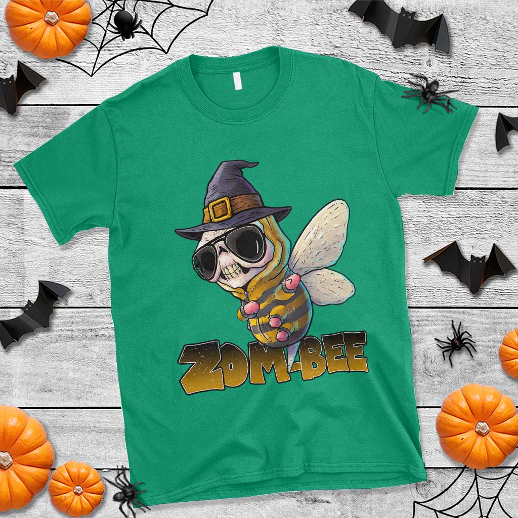 Halloween Zombie Bee T Shirt Zombee Funny Dabbing TS12 Irish Green Print Your Wear