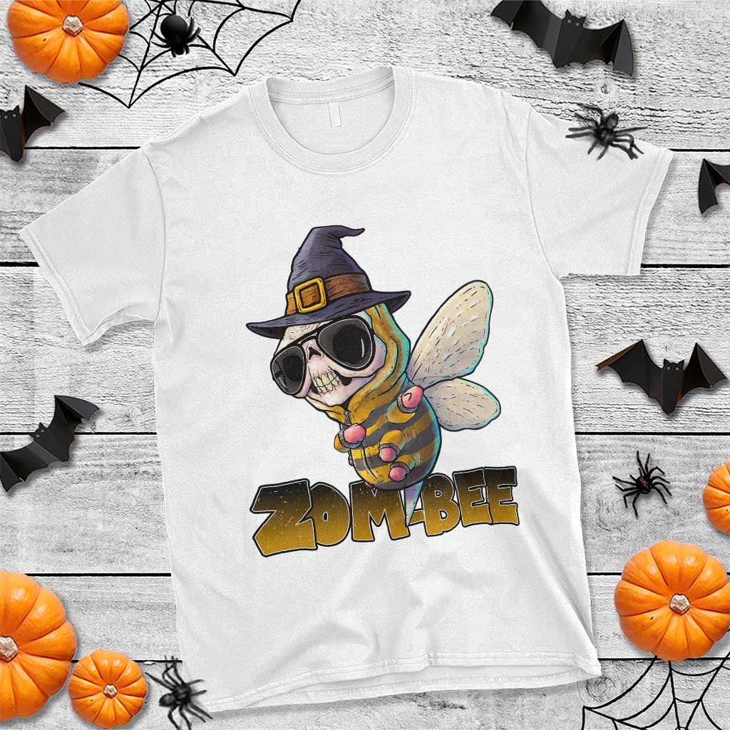 Halloween Zombie Bee T Shirt Zombee Funny Dabbing TS12 White Print Your Wear