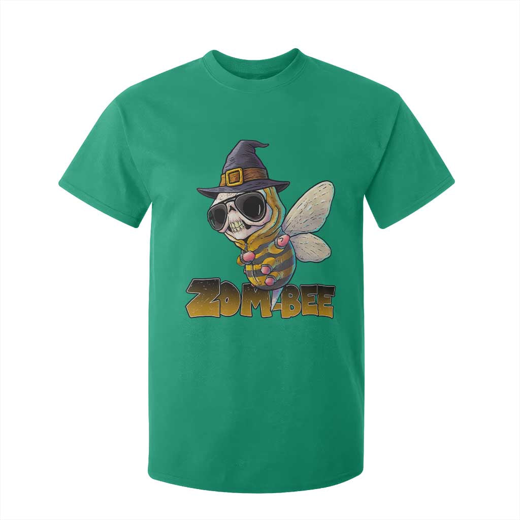 Halloween Zombie Bee T Shirt For Kid Zombee Funny Dabbing TS12 Irish Green Print Your Wear