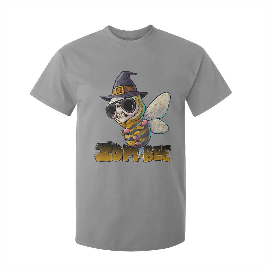 Halloween Zombie Bee T Shirt For Kid Zombee Funny Dabbing TS12 Sport Gray Print Your Wear