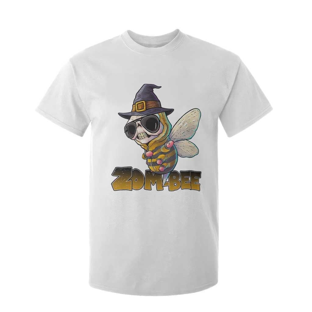 Halloween Zombie Bee T Shirt For Kid Zombee Funny Dabbing TS12 White Print Your Wear