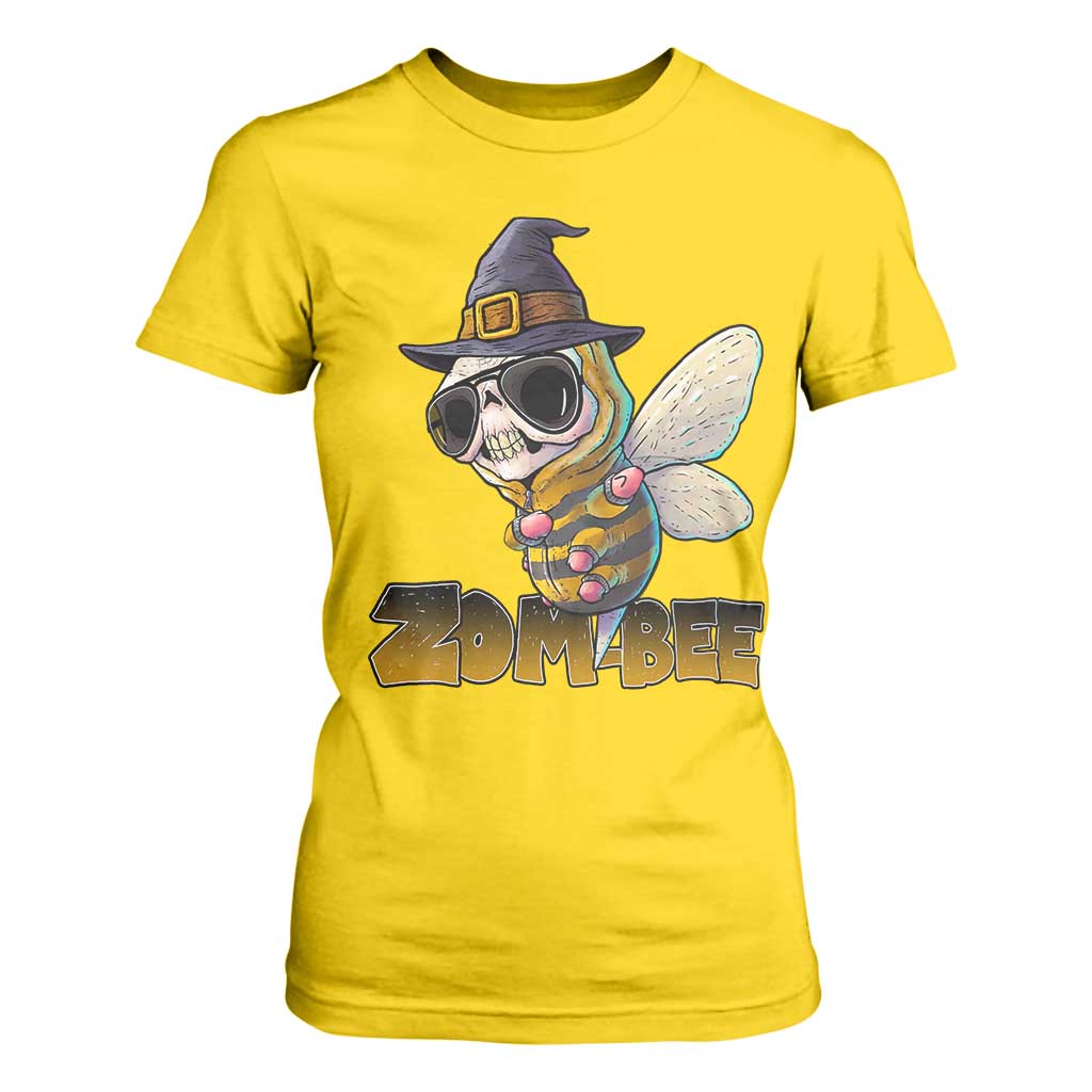 Halloween Zombie Bee T Shirt For Women Zombee Funny Dabbing TS12 Daisy Print Your Wear