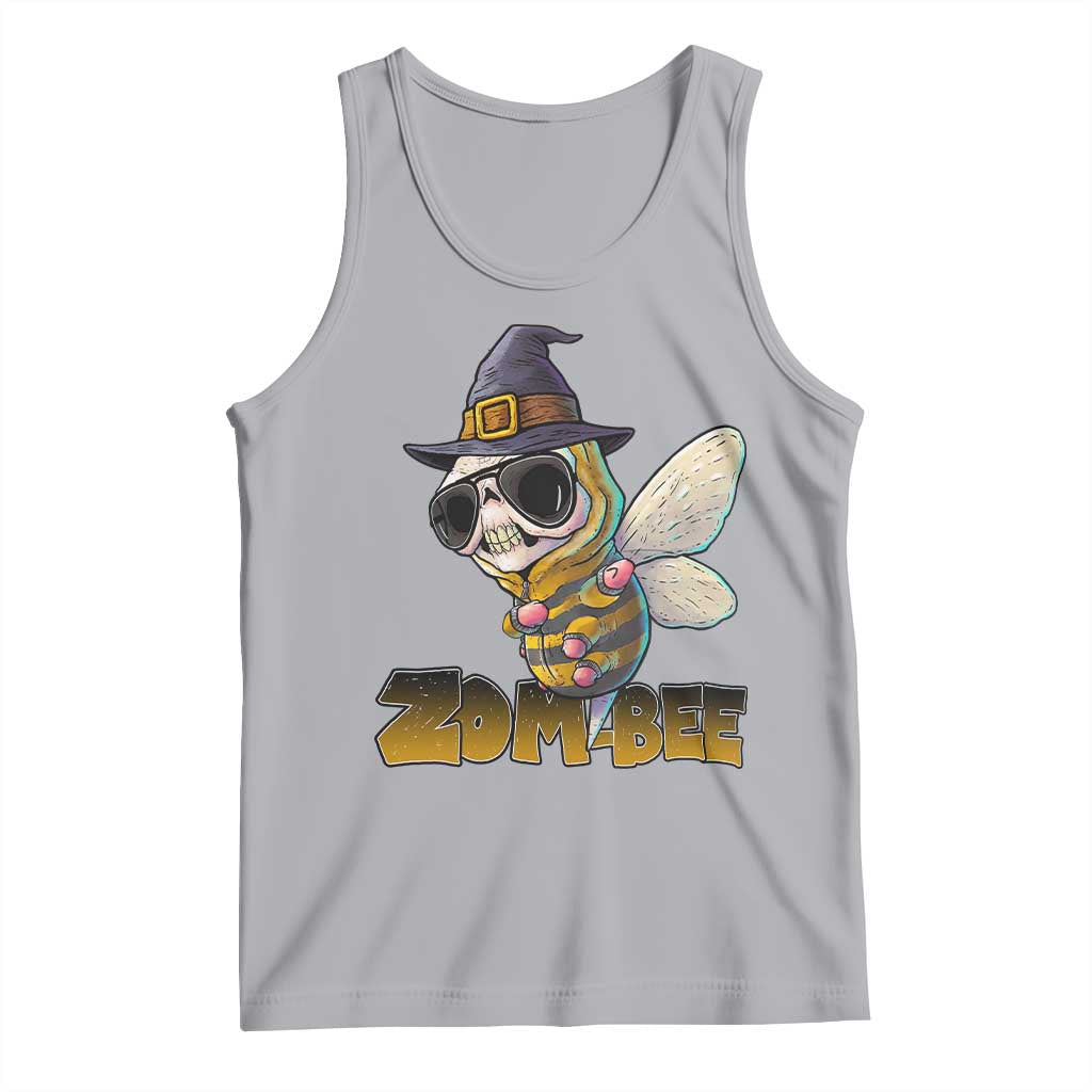 Halloween Zombie Bee Tank Top Zombee Funny Dabbing TS12 Athletic Heather Print Your Wear