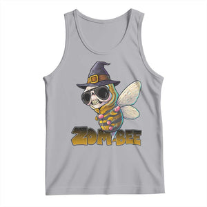 Halloween Zombie Bee Tank Top Zombee Funny Dabbing TS12 Athletic Heather Print Your Wear