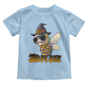 Halloween Zombie Bee Toddler T Shirt Zombee Funny Dabbing TS12 Light Blue Print Your Wear