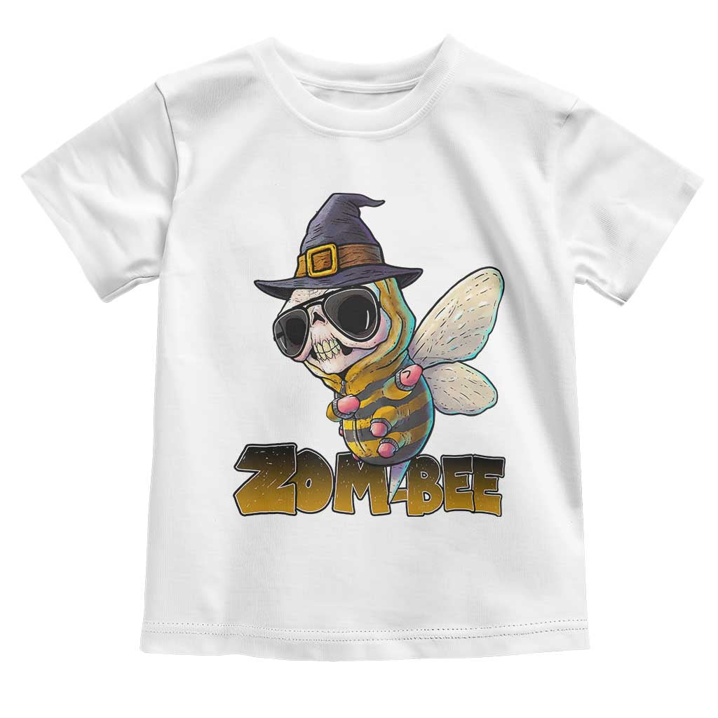Halloween Zombie Bee Toddler T Shirt Zombee Funny Dabbing TS12 White Print Your Wear