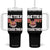 Donut Coffee Better Together Tumbler With Handle Cute Sweet Dessert Valentine TS12 One Size: 40 oz Black Print Your Wear