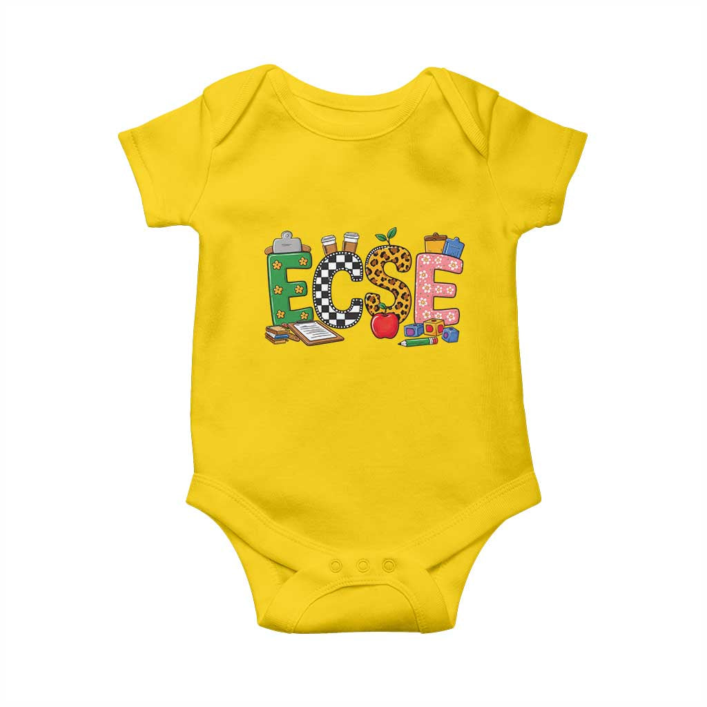 Early Childhood Special Education Teacher Baby Onesie ECSE Life