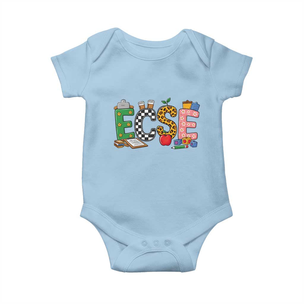 Early Childhood Special Education Teacher Baby Onesie ECSE Life