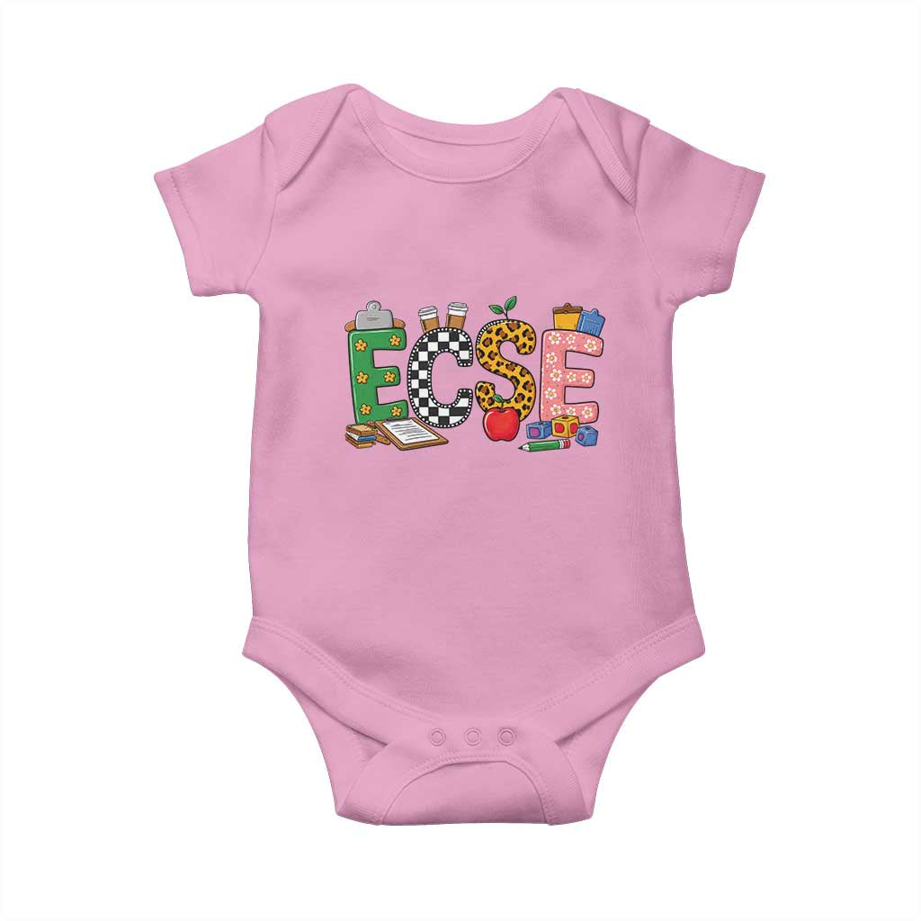 Early Childhood Special Education Teacher Baby Onesie ECSE Life