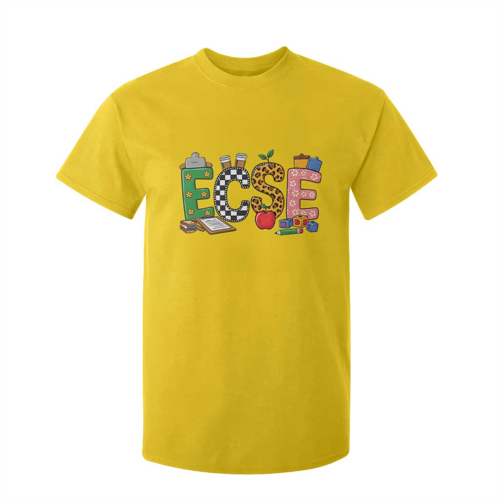 Early Childhood Special Education Teacher T Shirt For Kid ECSE Life