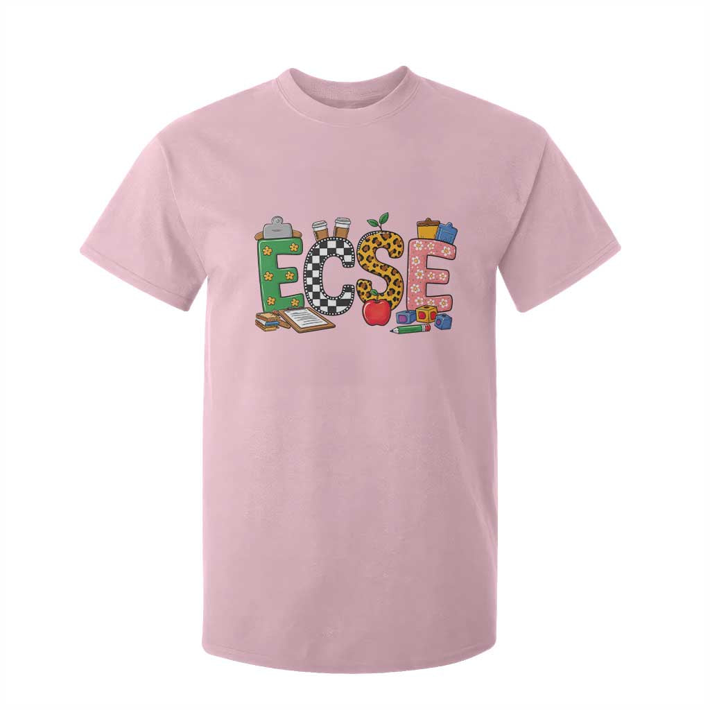Early Childhood Special Education Teacher T Shirt For Kid ECSE Life