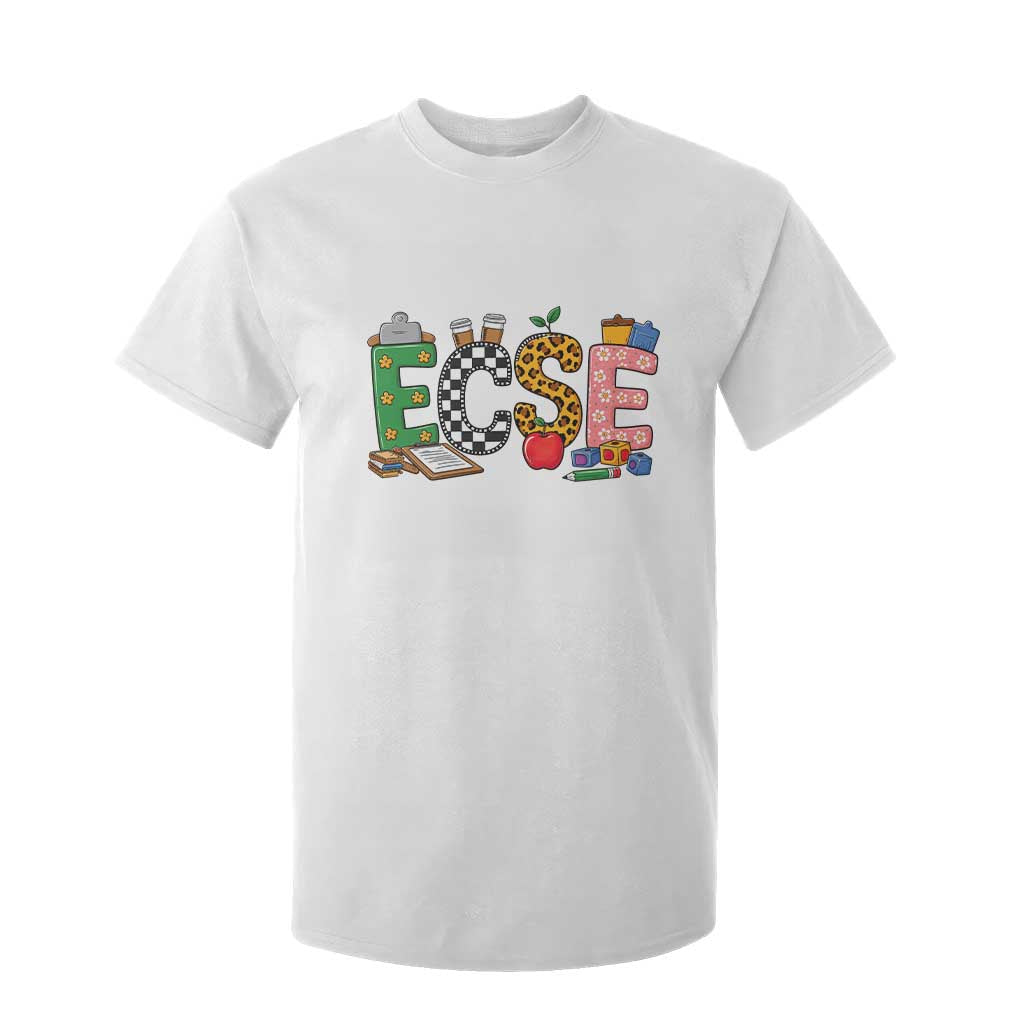 Early Childhood Special Education Teacher T Shirt For Kid ECSE Life