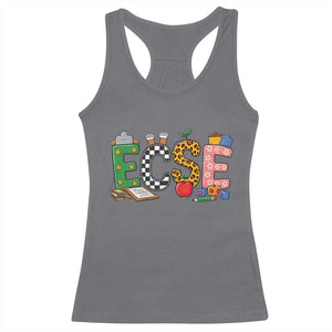 Early Childhood Special Education Teacher Racerback Tank Top ECSE Life