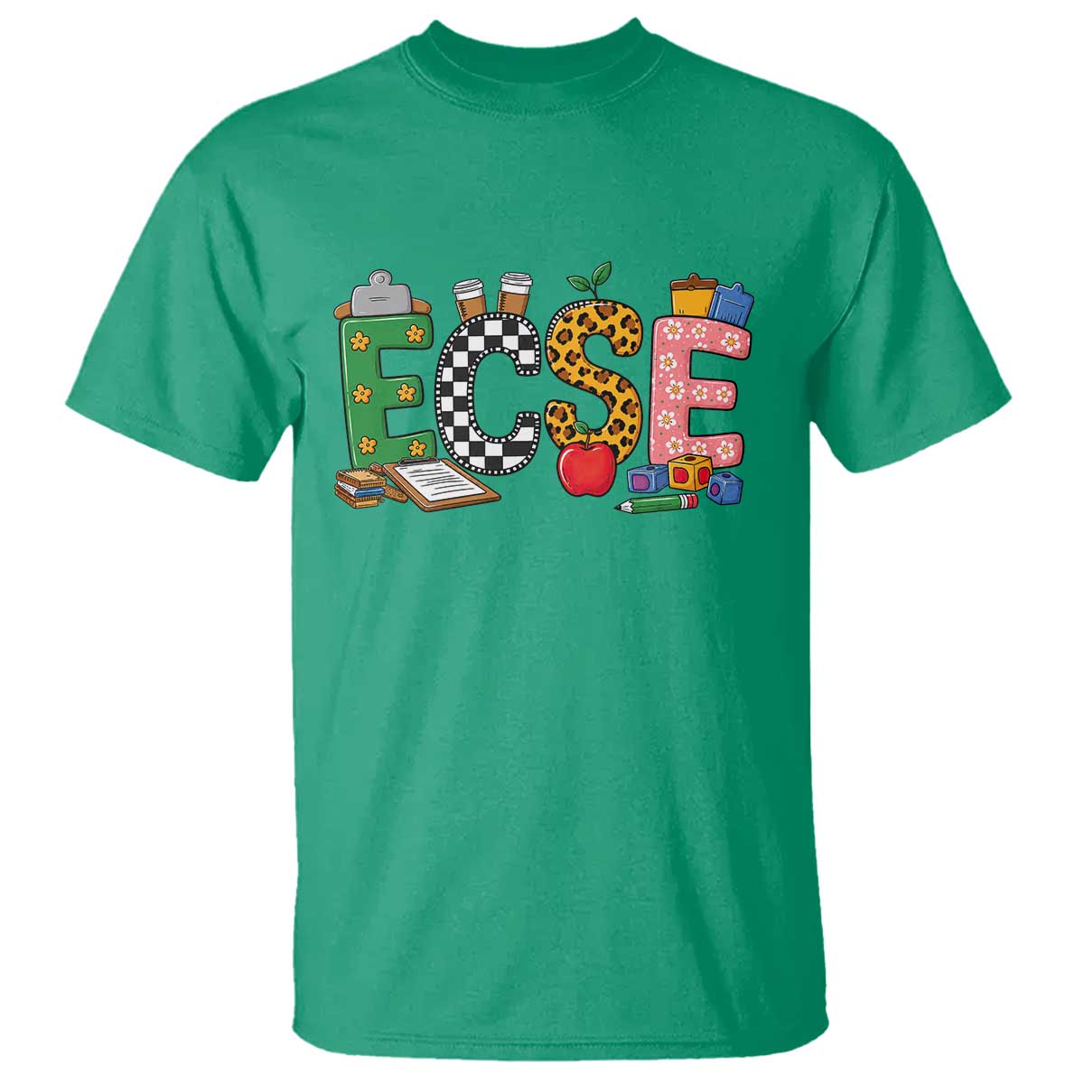Early Childhood Special Education Teacher T Shirt ECSE Life