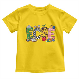 Early Childhood Special Education Teacher Toddler T Shirt ECSE Life