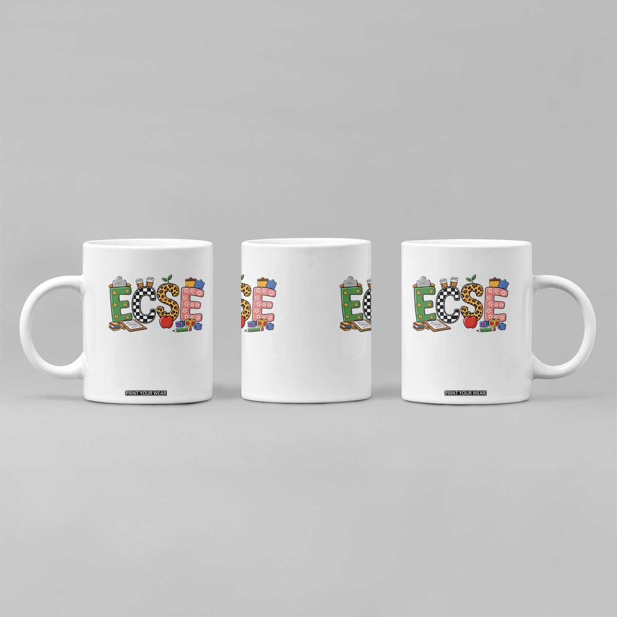 Early Childhood Special Education Teacher Coffee Mug ECSE Life
