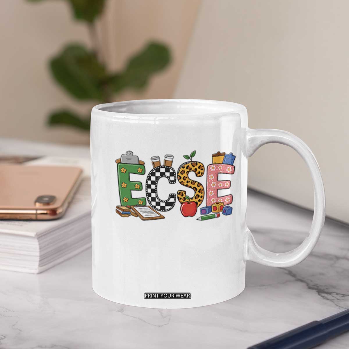 Early Childhood Special Education Teacher Coffee Mug ECSE Life