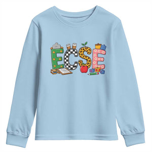 Early Childhood Special Education Teacher Youth Sweatshirt ECSE Life