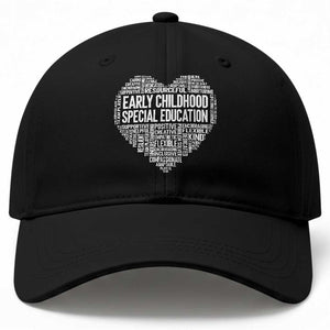 Early Childhood Special Education Teacher Baseball Cap Caring Compassionate Kindness