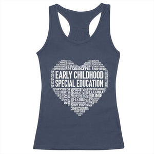 Early Childhood Special Education Teacher Racerback Tank Top Caring Compassionate Kindness